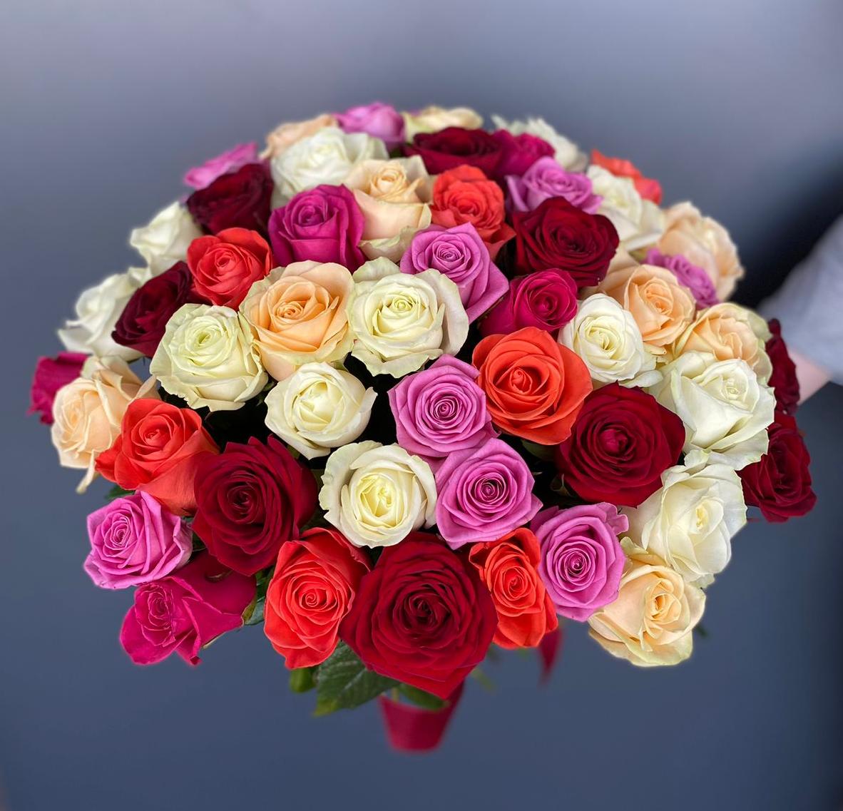 Роза Россия Микс 51 - Цветочный салон ЦветкоFF Тюмень