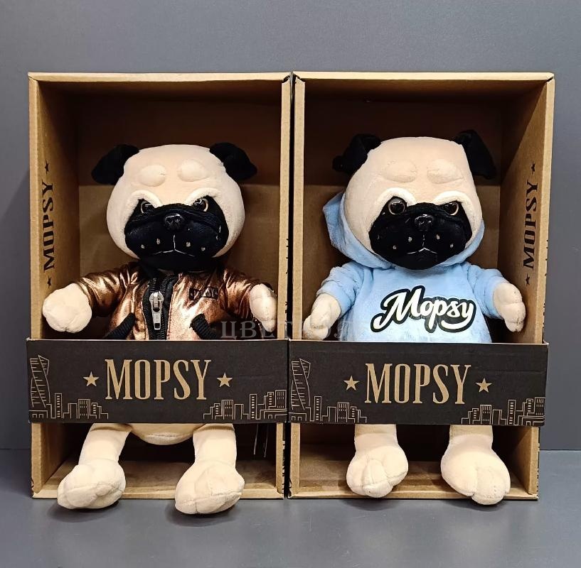 Мягкая игрушка Mopsy, Мопс в ассортименте 20см - Цветочный салон ЦветкоFF Тюмень