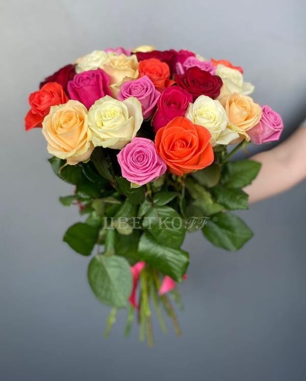 Роза Россия Микс 25 - Цветочный салон ЦветкоFF Тюмень