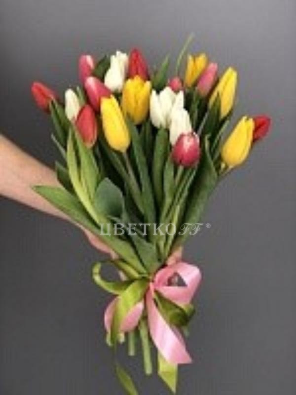 Тюльпан микс - Цветочный салон ЦветкоFF Тюмень