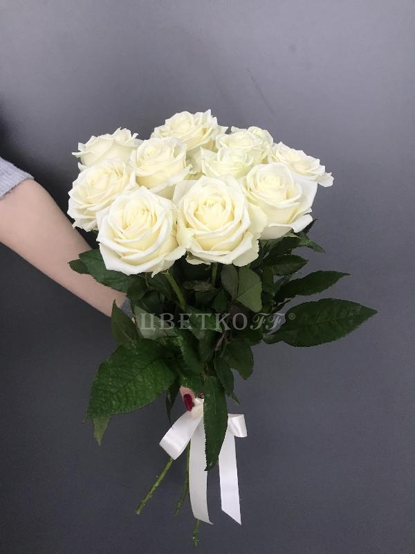 Букет "11 белых роз" - Цветочный салон ЦветкоFF Тюмень