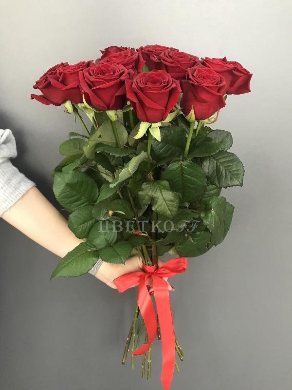 Букет "11 красных роз" - Цветочный салон ЦветкоFF Тюмень